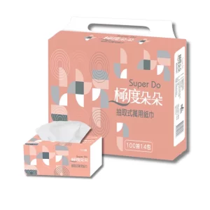 Super Do極度朵朵 抽取式萬用紙巾100抽84包/箱